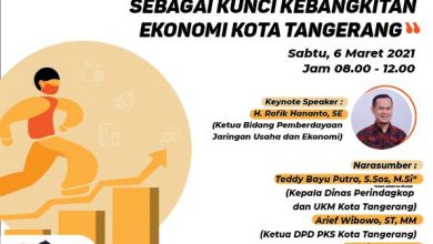 Muscab Serentak PKS Kota Tangerang Adakan Webinar UMKM